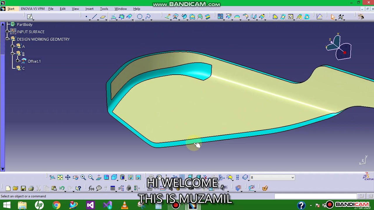 Catia V5 Automotive Plastics A Solid,A TO B SURFACE,CLOSED VOLUME