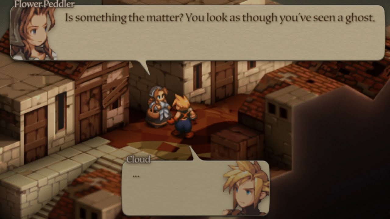 Final Fantasy Tactics: Хроники Ивалиса. Катсцены Клауда и Айрис.