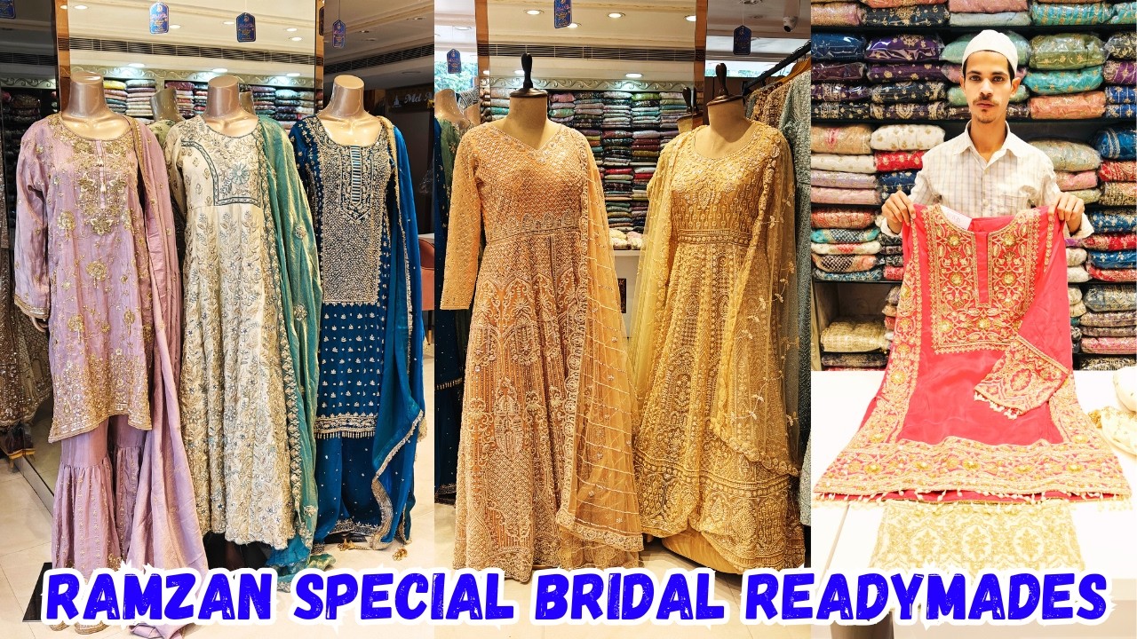 Ramzan Special Bridal Exclusive Readymade Pakistani Suits | Heavy Stonework Palazzo Dresses
