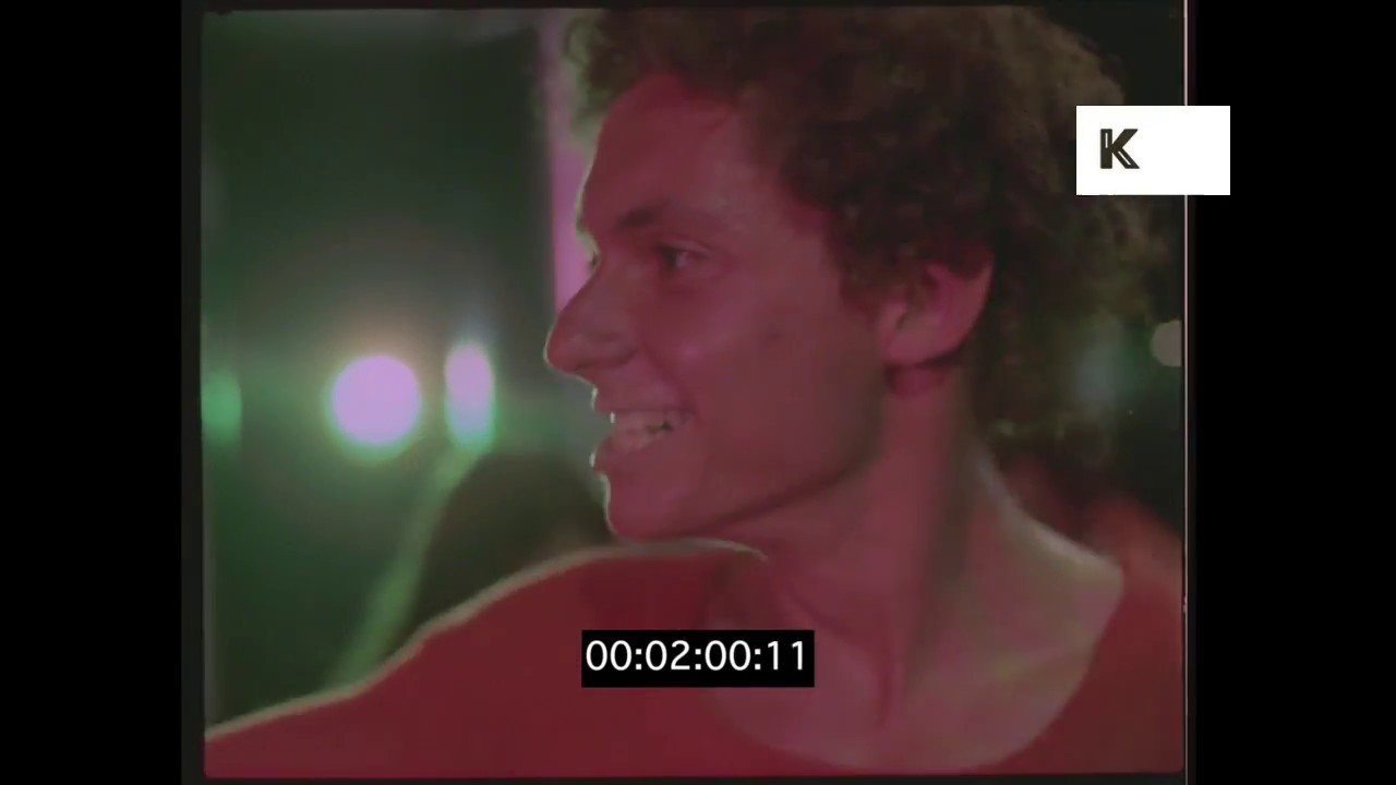 Cheesy Disco Dancing, 1970s Nightclub, 35mm