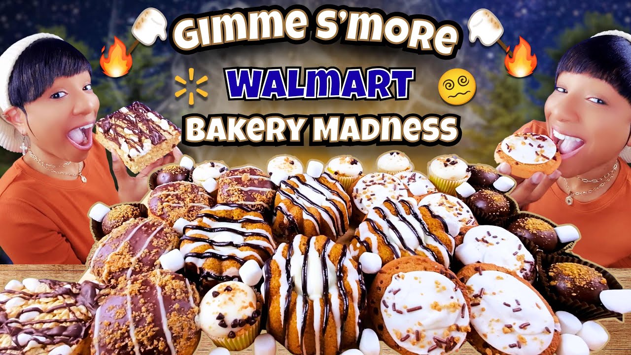 Gimme S’more?! Walmart’s Bakery Went Wild 🔥🍫 | ASMR Mukbang