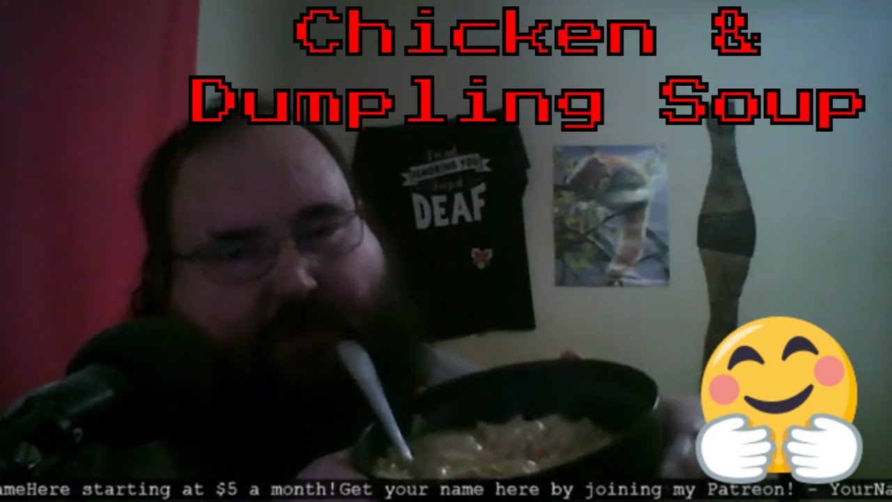 ASMR Chicken & Dumpling Soup Mukbang: Creamy Swirls, Tender Bites & Cozy Tingles!