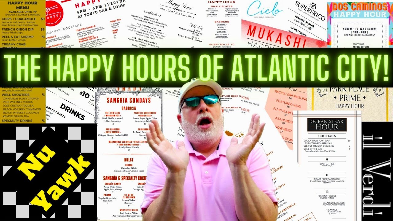 🟡 Atlantic City | Atlantic City's Best Happy Hour Deals: Hidden Gems. Enjoy AC Nightlife Cheaply!