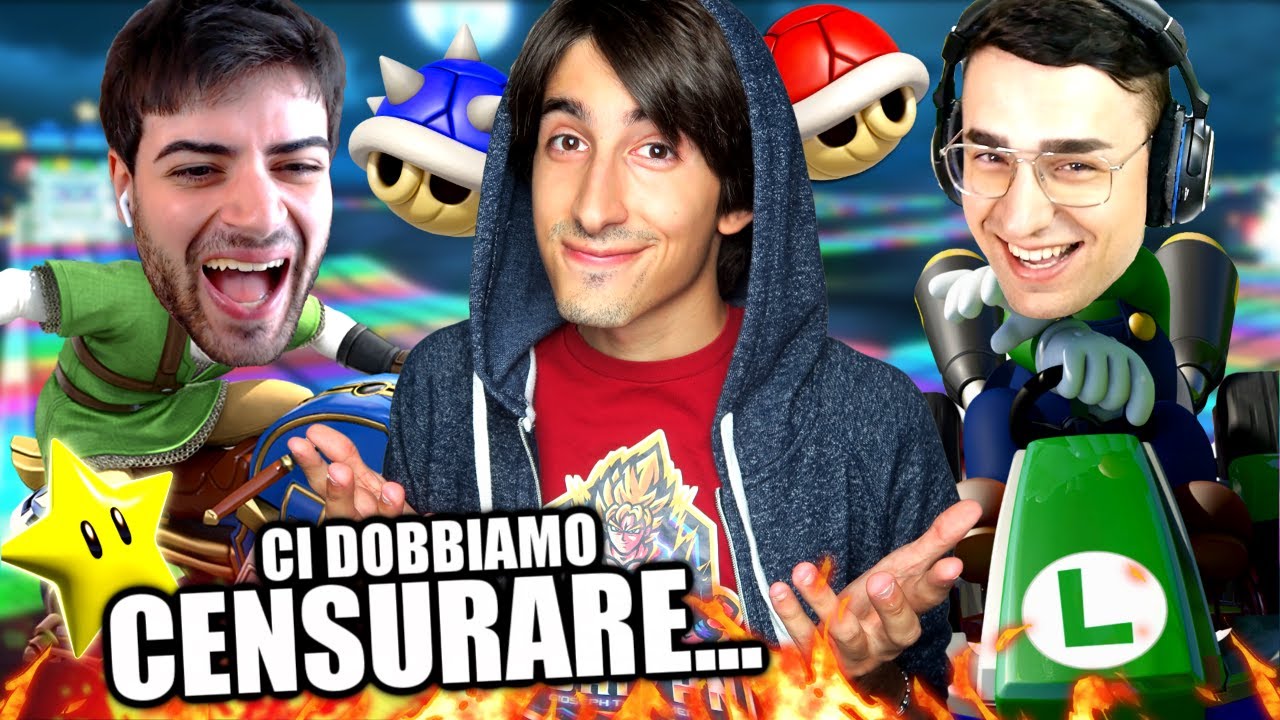 Questa VOLTA devo CENSURARE TUTTI ma... TUBE sei CAMBIATO! Mario Kart 8 Deluxe Gameplay ITA
