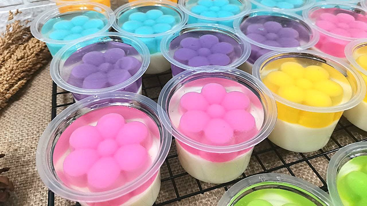Sajikan Puding Cantik Ini Saat Arisan Dijamin Laris Manis dan Jadi Rebutan || Puding Bunga Kaca