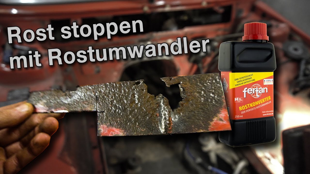 Rost behandeln am Oldtimer | Rostumwandler & schweißen | BMW E12 | QUALITATIEF