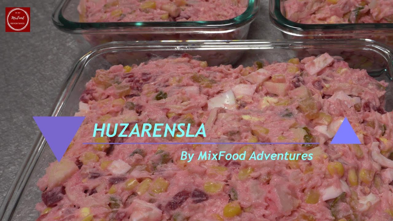 HEERLIJKE HUZARENSLA. DELICIOUS POTATO SALAD. AARDAPPEL SALADE.