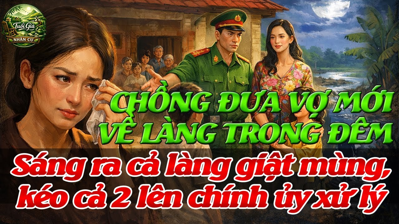 Chồng đưa vợ mới về làng trong đêm. Sáng ra cả làng đ.ạp cửa kéo cả 2 lên chính ủy - mất chức vào tò