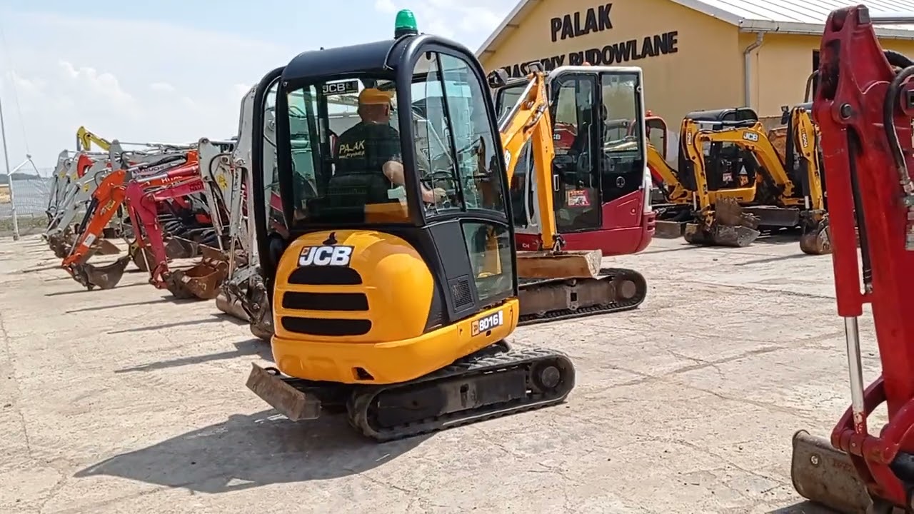 Mini koparka JCB 8016 , 2014 rok