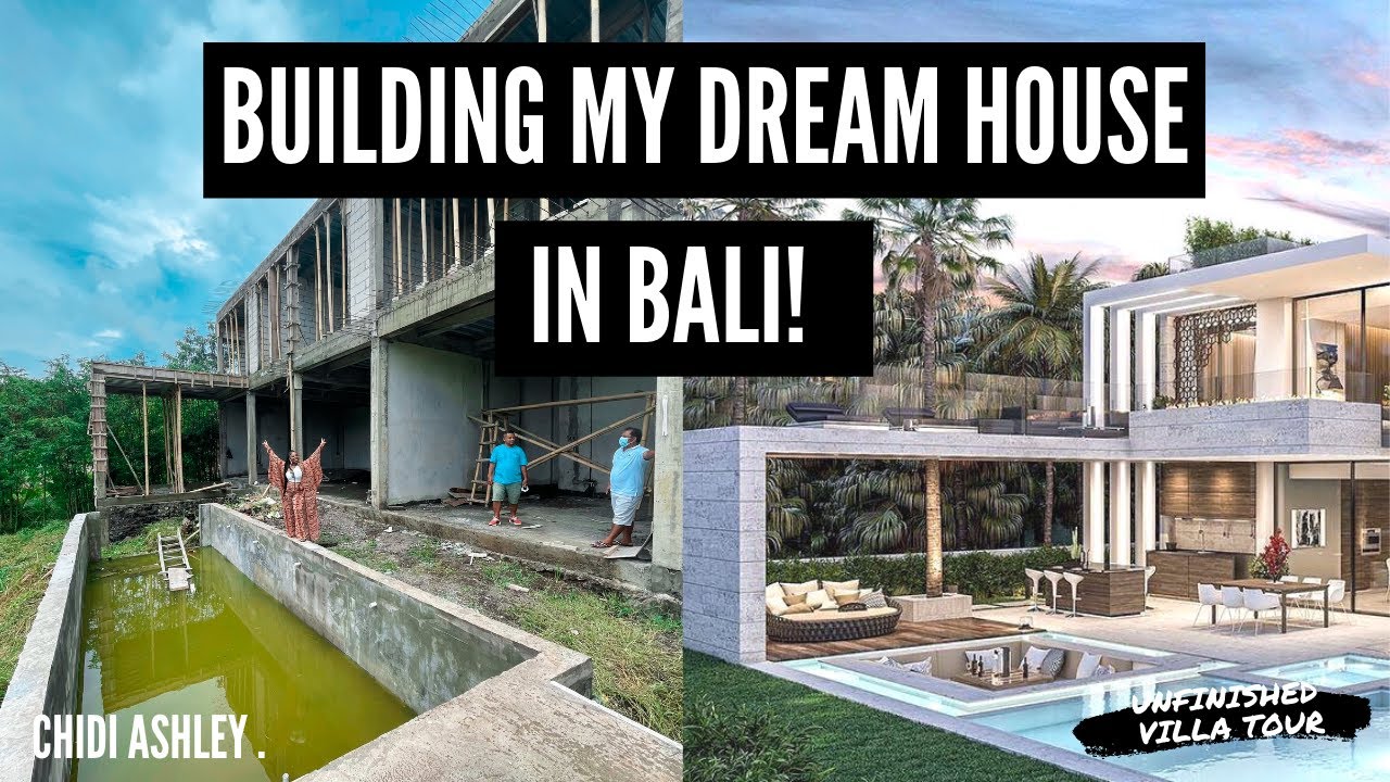 Building my dream home in Bali | Unfinished luxury villa tour