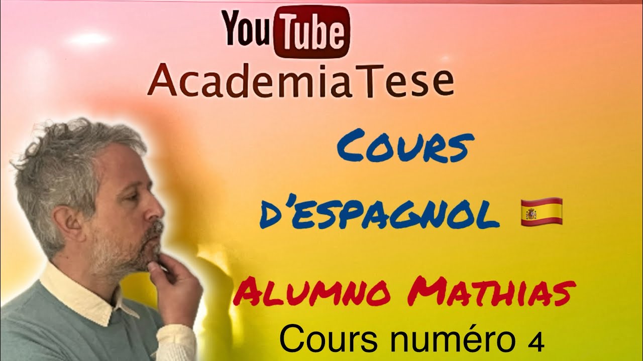 Cours d’espagnol 04 🇪🇸. Alumno MATHIAS. El presente 4. (El presente). #coursdespagnol #ibiza 