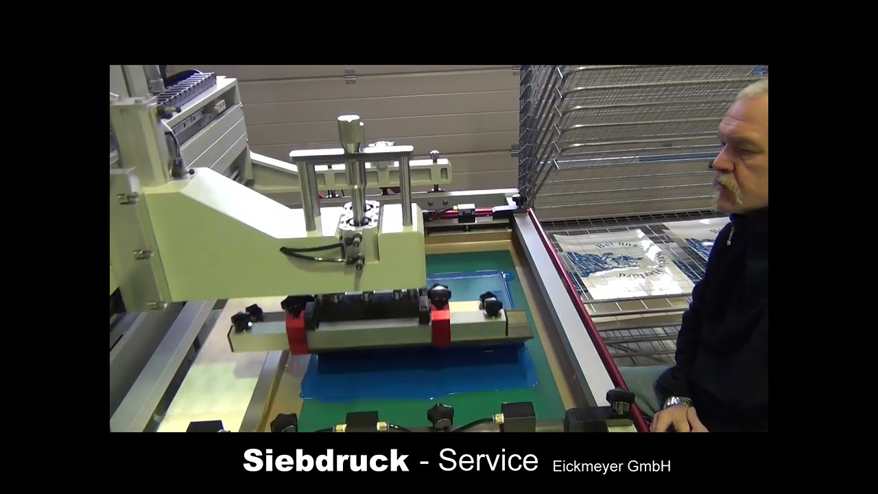 Halbautomatische Siebdruckmaschine SIRIMAC 6080E