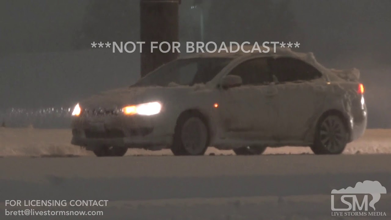 02-22-19 S Denver Co - Very Heavy Snow - Cars Stuck - Accidents- Vehicle Sliding in Snow