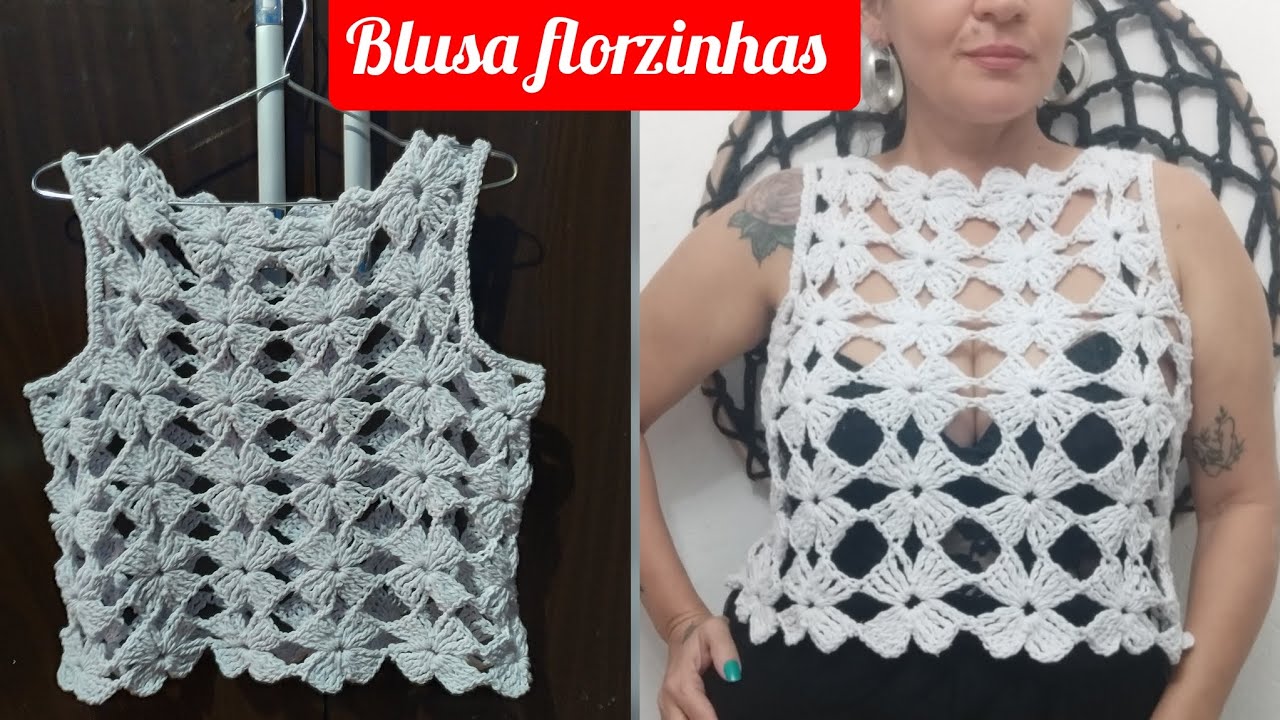 BLUSA FLORZINHAS 