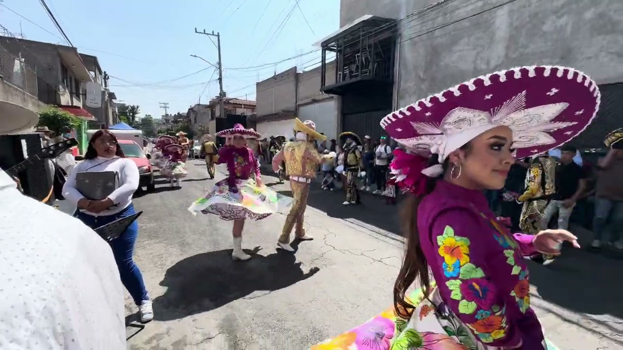 Carnaval Santa Cruz Meyehualco 2025 Comparsa Dinastía Valencia