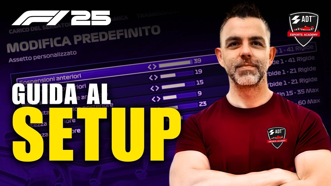 Guida al SETUP su F1 25 [per PRINCIPIANTI] | Tutorial a cura di Massimo Zecchinelli #f125 #f125setup