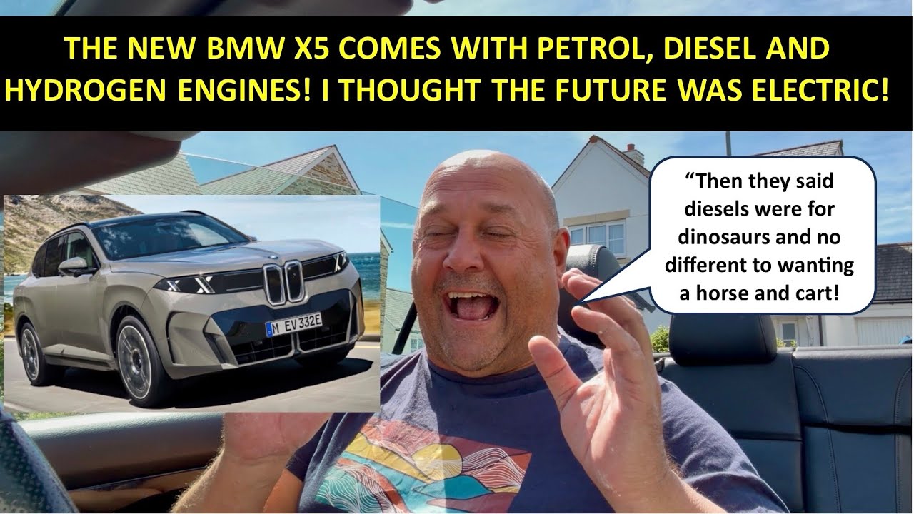 THE ALL NEW BMW X5 COMES WITH PETROL, DIESEL AND HYDROGEN ENGINES!! ELECTRIC FUTURE MY ARSE!!!