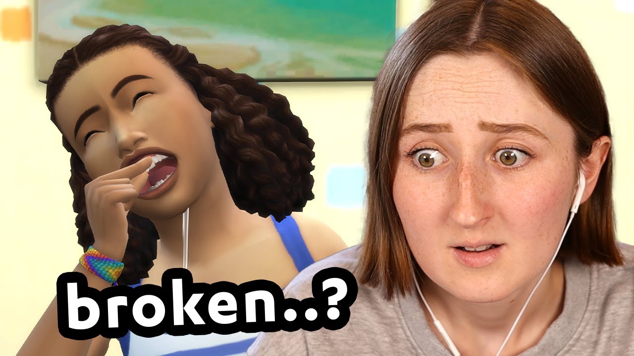 losing teeth is CURSED in the sims