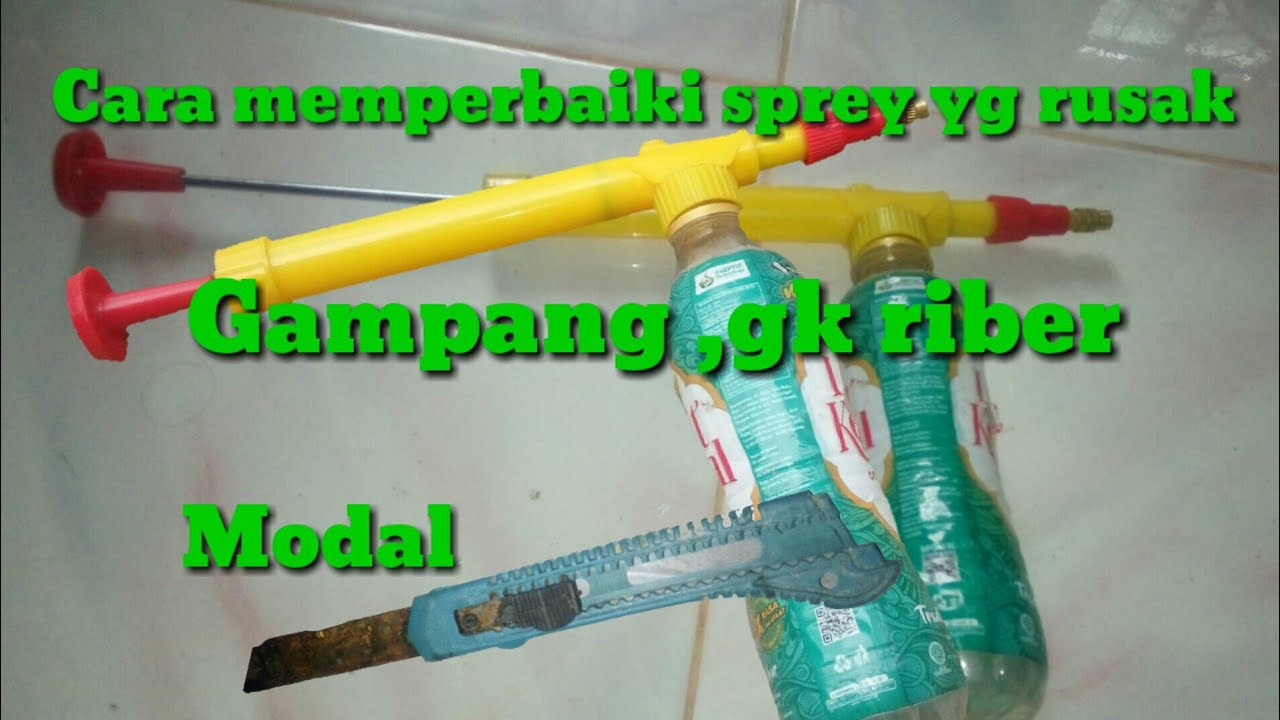 Cara memperbaiki semprotan burung