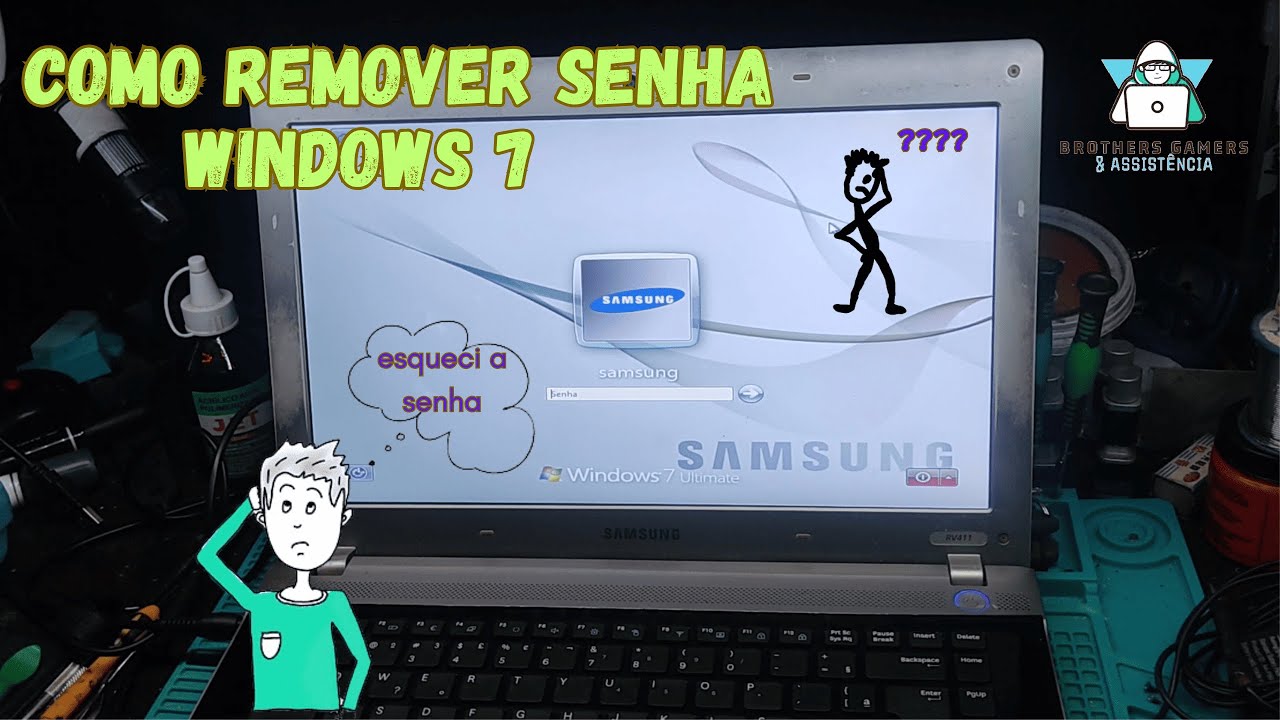 Como remover senha windows 7.