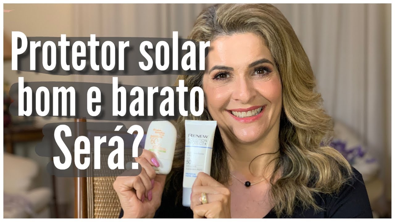 PROTETOR SOLAR BARATO PRA PELE MADURA