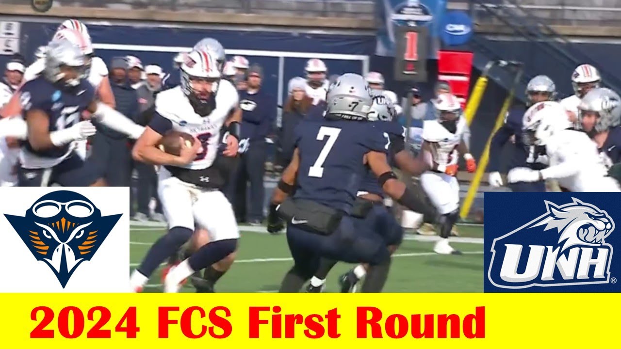 UT Martin vs #16 New Hampshire Football Game Highlights, 2024 FCS First Round