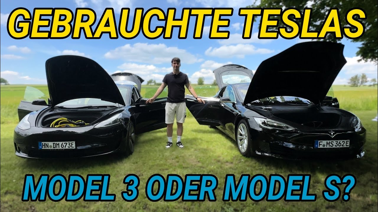 Gebrauchte Tesla: Tesla Model 3 vs. Tesla Model S