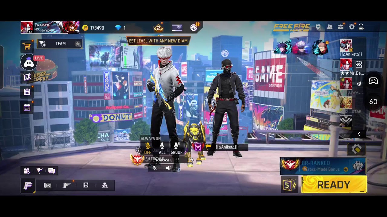 Hinglish Garena Free Fire : 👍 Good stream | Playing Squad | Streaming with Turnip