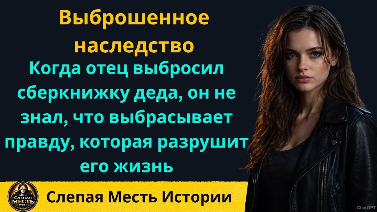 Когда отец выбросил сберкнижку деда, он не знал, что выбрасывает правду, которая разрушит его жизнь