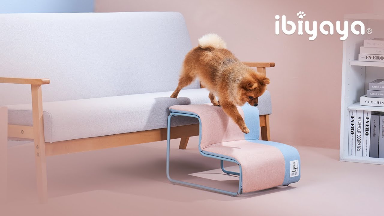 Make your pets a superior comfy snuggler | Dog Stairs for Couch | Everest Pet Stairs IBIYAYA