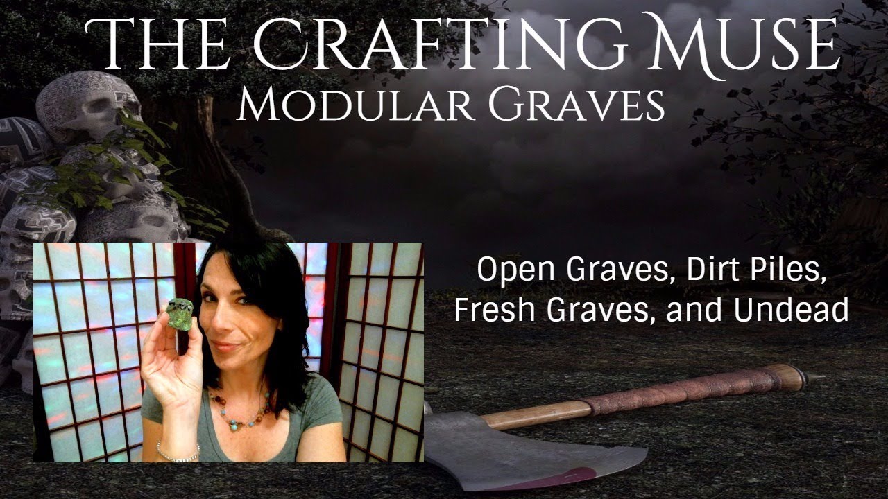 Miniature Cemetery Graves and Undead Accents for D&D and TTRPG Terrain