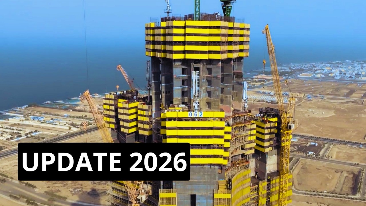 The Jeddah Tower is Growing FAST! Construction Update 2026