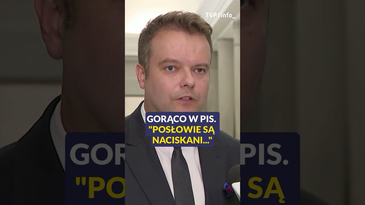 Tensions in PiS. Party spokesperson: MPs are being pressured... #politics #poland #shorts