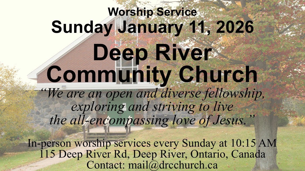 2026 01 11 DRCC Baptism of Jesus Sunday service