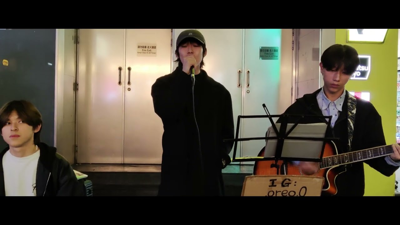 20-1-2026 🌃📱旺角 Andy_Chan aka_nam tsz_chun Busking 🎶🎤🎸🥁🔊 MC 張天賦 說謊者📱