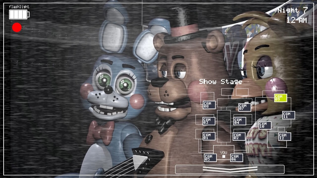 Five Nights at Freddy's in Real Time | Gameplay Trailer Animation