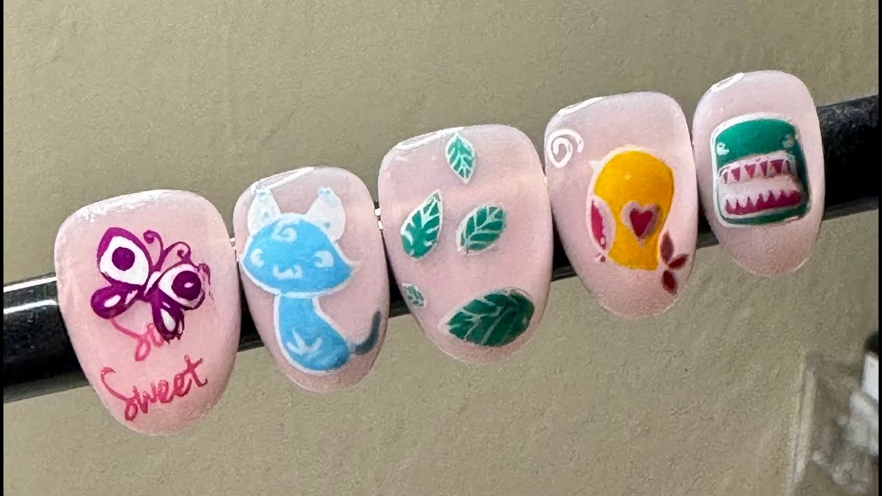 @MoYouLondon | ABC Series | Scholar Collection| Cute, Whimsical Reverse Nail Stamping