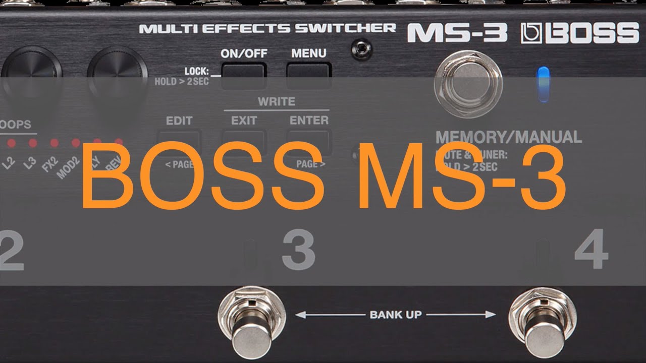 BOSS MS 3 | Review general | México