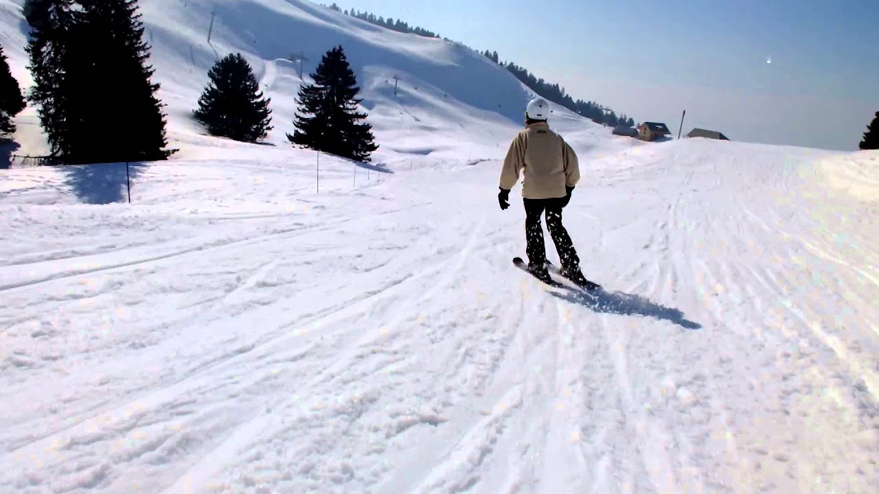 Skiing - Fun at Semnoz near Annecy,France