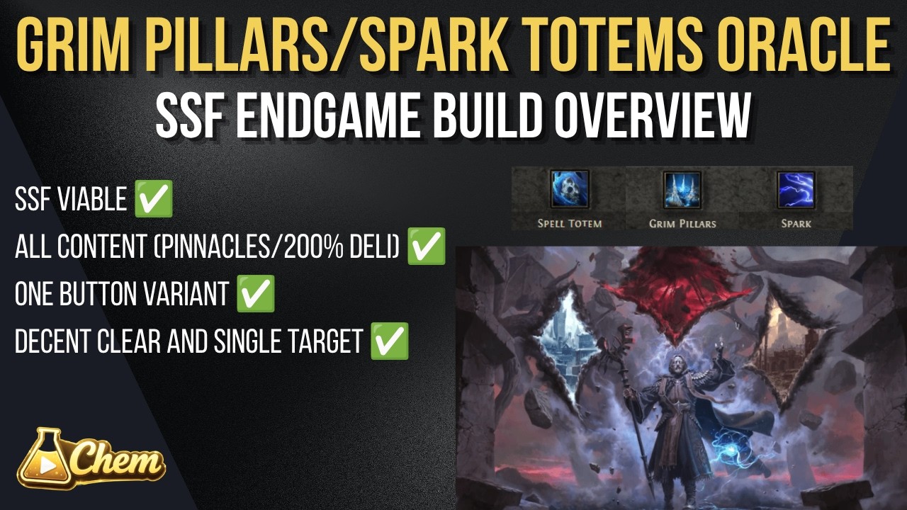 Grim Pillars/Spark Oracle Totems Is Insane in SSF | Build Guide [PoE2 0.5]