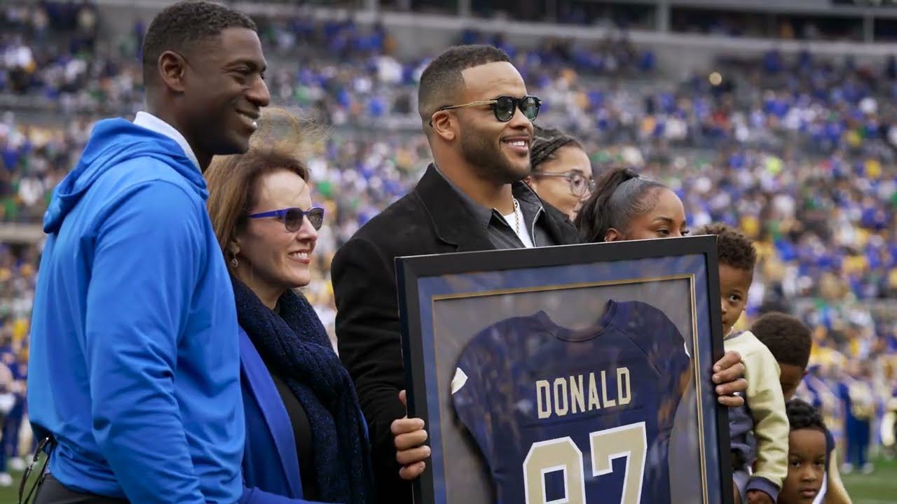 Aaron Donald Jersey Retirement Recap | Pitt Football