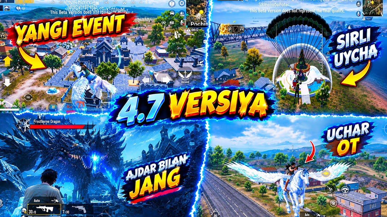 😱4.7 Versiya YANGILIKLARI | Yangi qishki event,uchar ot, AJDAR QAYTYAPTI