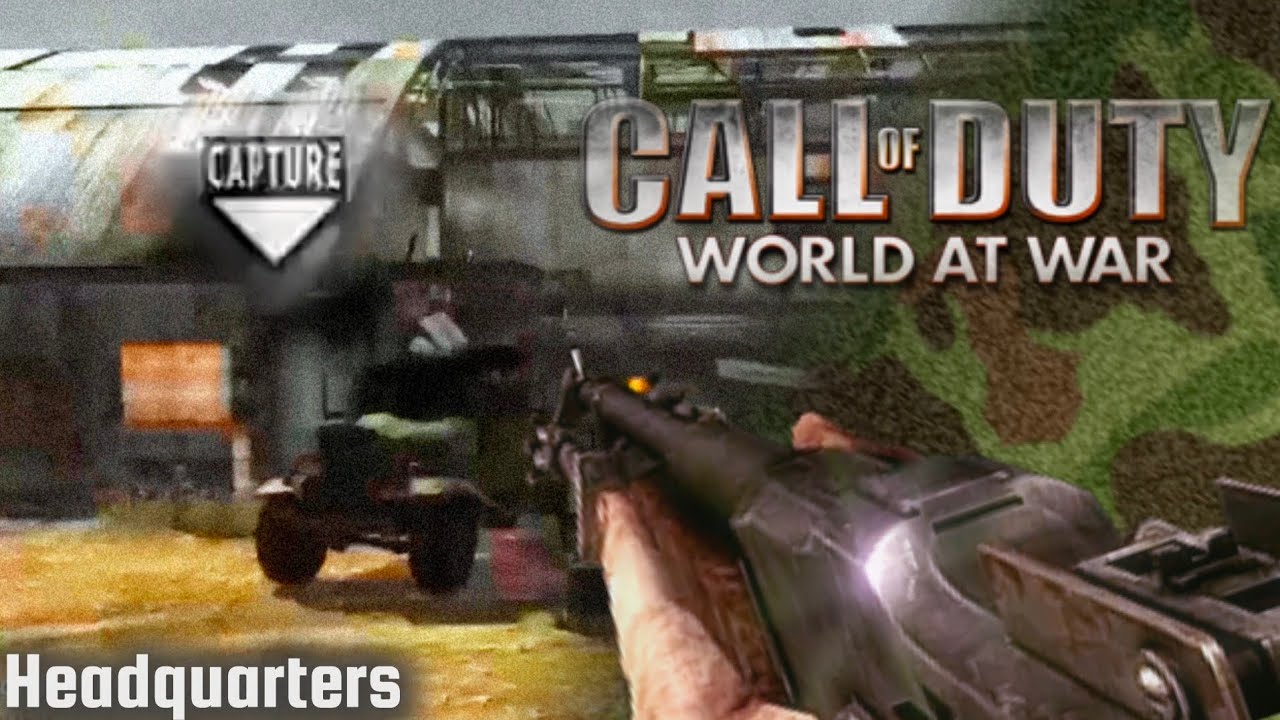 HQ on Hangar | Call of Duty: World at War Gameplay (No Commentary)