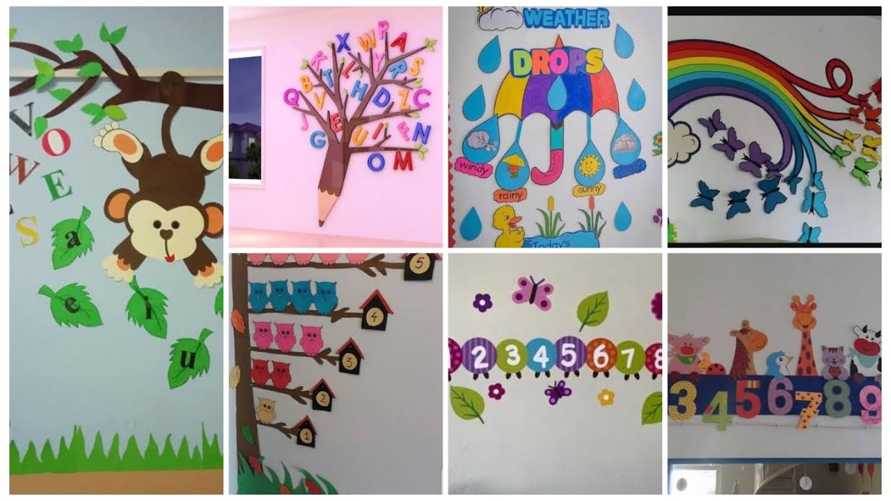 Preschool classroom decoration ideas / school crafts
