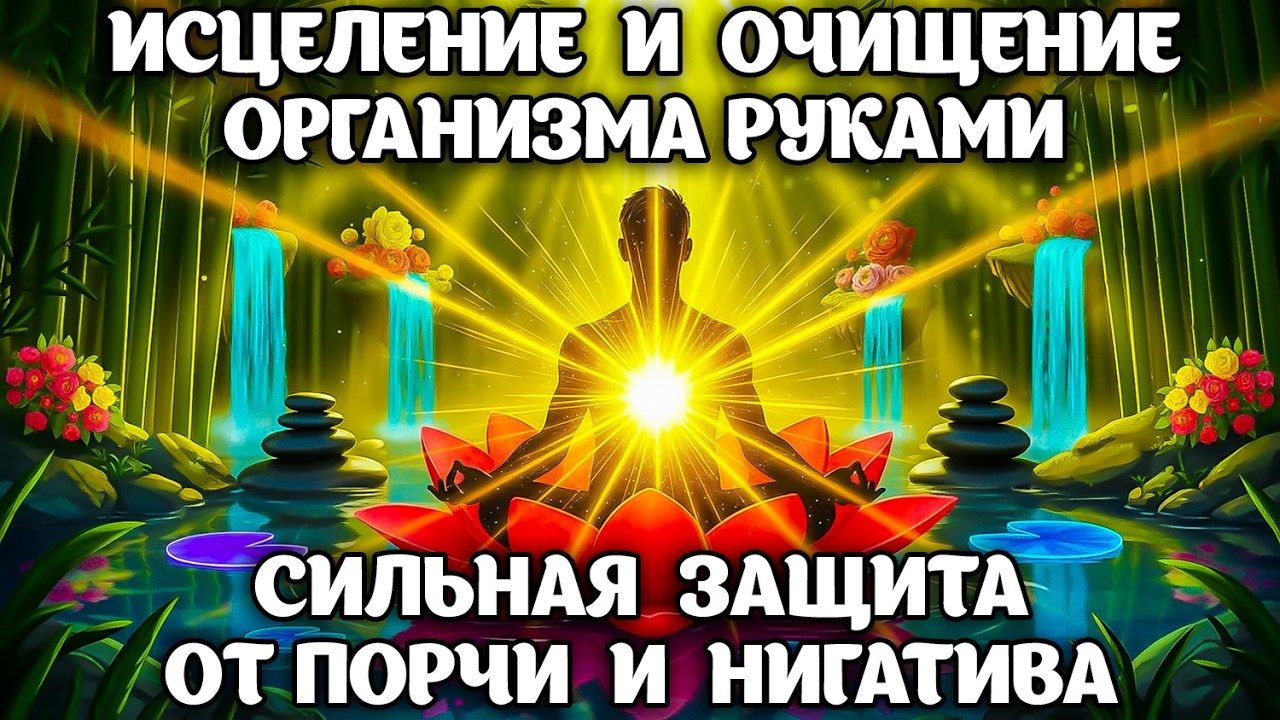 Медитация: Исцеление и Очищение Организма. Защита от порчи и негатива. Восстановление Энергии Души