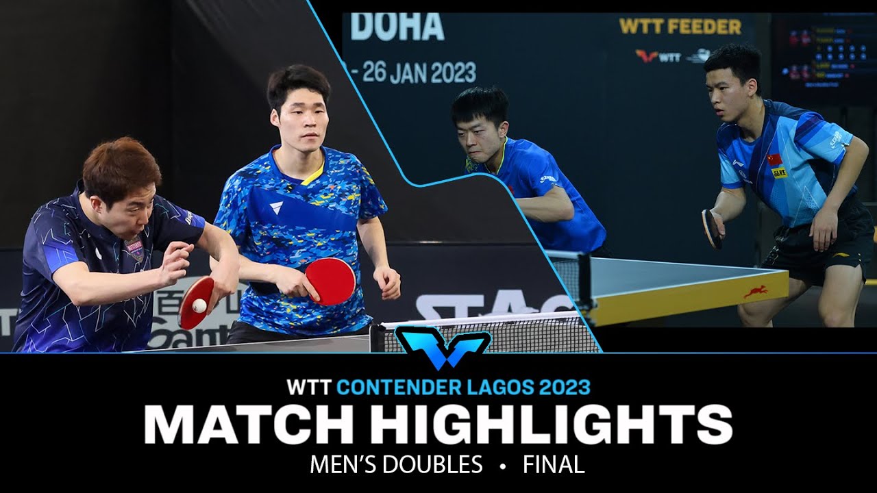 Lim Jonghoon/Jang Woojin vs Xiang Peng/Yuan Licen | MD Final | WTT Contender Lagos 2023