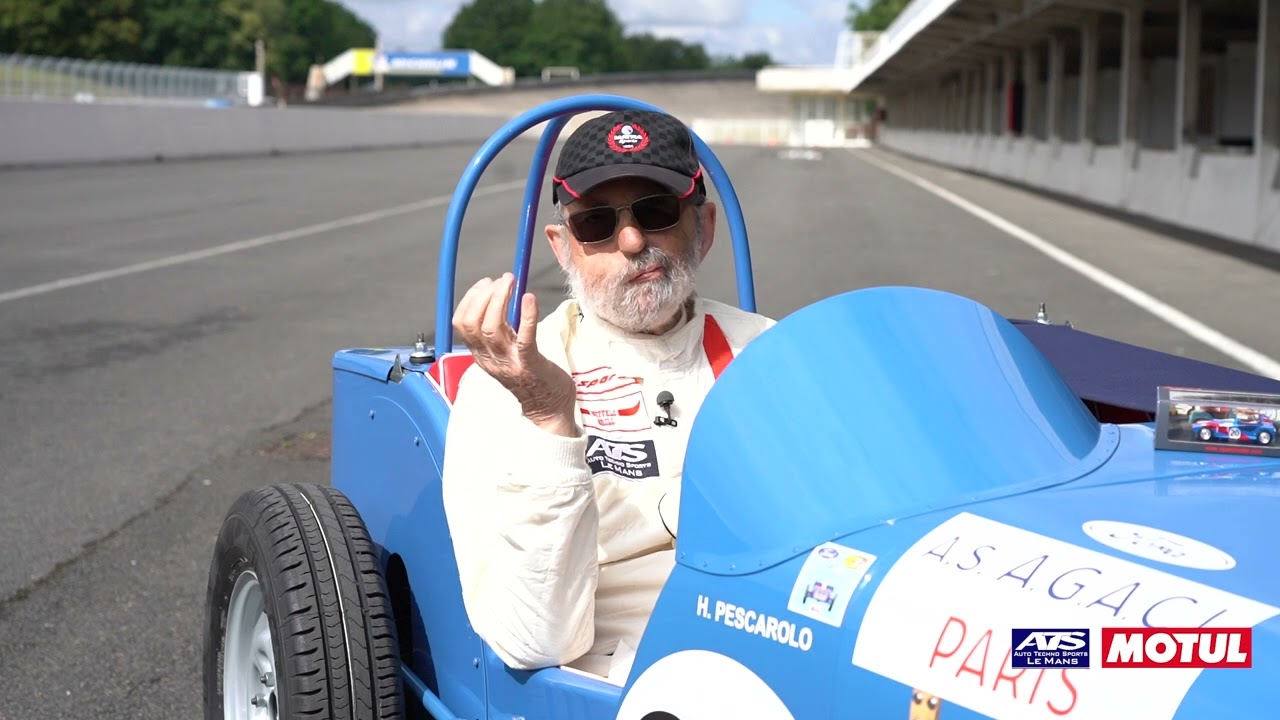 Interview du grand champion Henri Pescarolo - Lotus Seven de ses débuts !