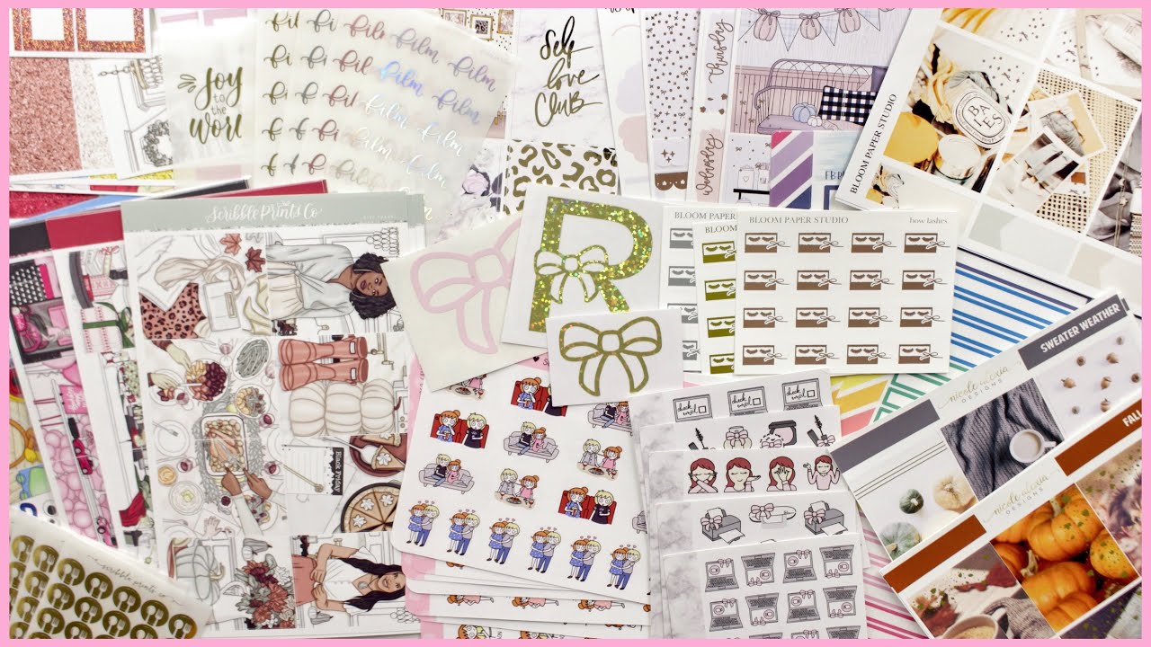 Sticker Haul - Scribble Prints Co, Fox and Pip, OMWL + MORE!