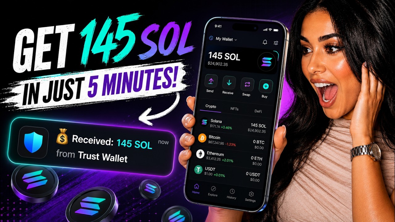 HOW TO EARN FREE SOLANA? SECRET METHOD TO GET SOL WITH NO INVESTMENT (INSANE AIRDROP!)