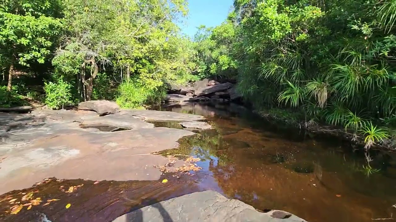 Водопад Suoi Da Ban в сухой период